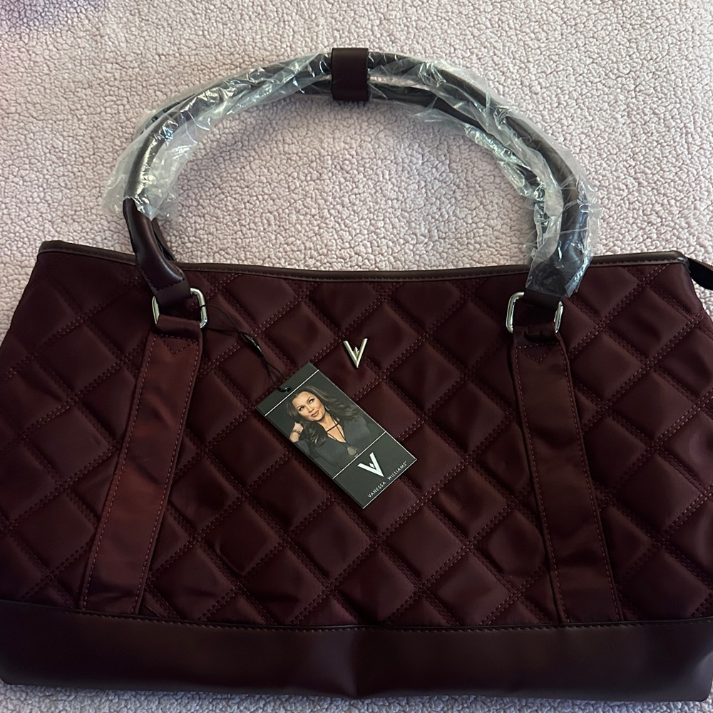 Vanessa Williams Quilted Laptop Tote